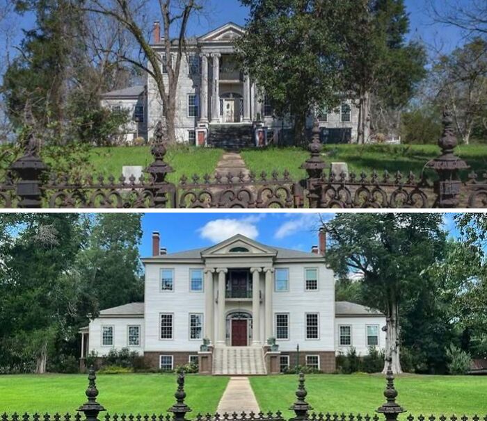55 Before-And-After Pics Of Houses Getting Back Their Historical Charm 55 Before-And-After Pics Of Houses Getting Back Their Historical Charm