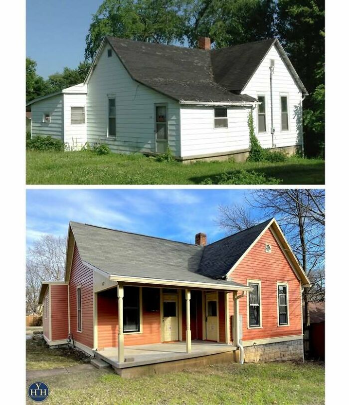 55 Before-And-After Pics Of Houses Getting Back Their Historical Charm 55 Before-And-After Pics Of Houses Getting Back Their Historical Charm
