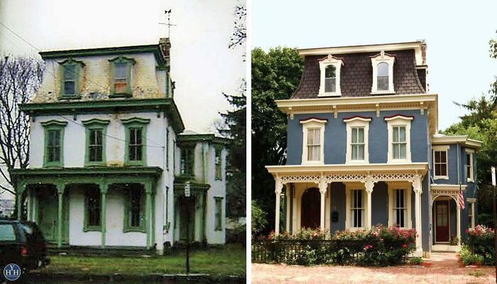 55 Before-And-After Pics Of Houses Getting Back Their Historical Charm 55 Before-And-After Pics Of Houses Getting Back Their Historical Charm