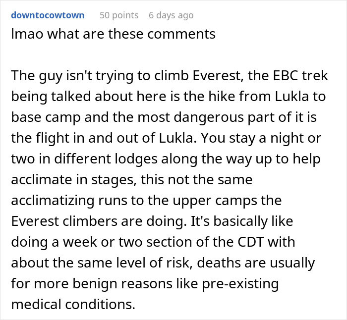 Woman Likes To Hike, So Husband Plans A Surprise Trip, She Refuses After Looking It Up Online