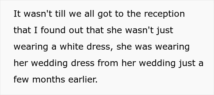 Woman Thinks It’s A Great Idea To Reuse Her Wedding Dress For Her Brother’s Wedding: “Special Kind Of Special” Woman Thinks It’s A Great Idea To Reuse Her Wedding Dress For Her Brother’s Wedding: “Special Kind Of Special”