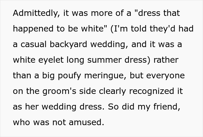 Woman Thinks It’s A Great Idea To Reuse Her Wedding Dress For Her Brother’s Wedding: “Special Kind Of Special” Woman Thinks It’s A Great Idea To Reuse Her Wedding Dress For Her Brother’s Wedding: “Special Kind Of Special”