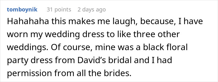 Woman Thinks It’s A Great Idea To Reuse Her Wedding Dress For Her Brother’s Wedding: “Special Kind Of Special” Woman Thinks It’s A Great Idea To Reuse Her Wedding Dress For Her Brother’s Wedding: “Special Kind Of Special”