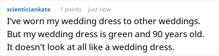 Woman Thinks It’s A Great Idea To Reuse Her Wedding Dress For Her Brother’s Wedding: “Special Kind Of Special” Woman Thinks It’s A Great Idea To Reuse Her Wedding Dress For Her Brother’s Wedding: “Special Kind Of Special”