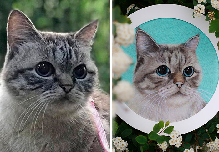 40 Handmade Pet Portraits That Capture Every Fluff And Whisker 40 Handmade Pet Portraits That Capture Every Fluff And Whisker