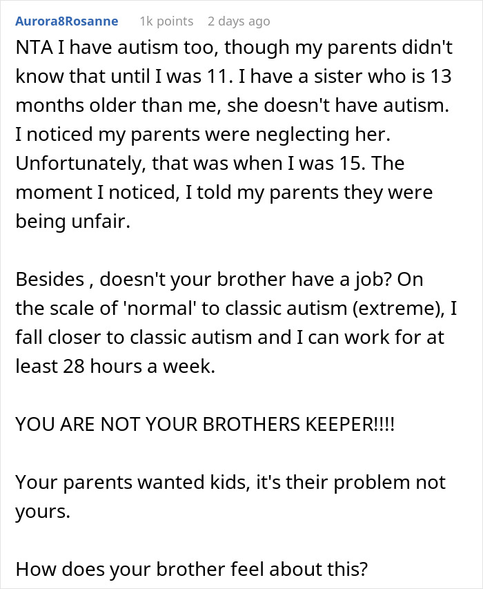 Teen Spends Years Being “Forgotten” By Parents, Refuses To Share Her Future Salary With Brothers Teen Spends Years Being “Forgotten” By Parents, Refuses To Share Her Future Salary With Brothers