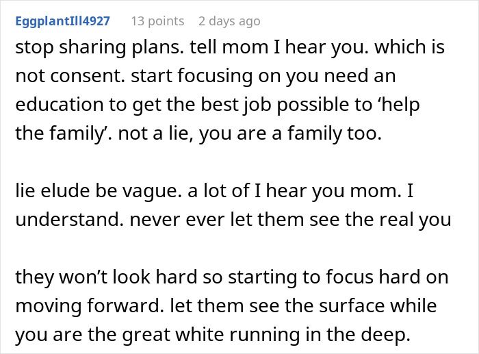 Teen Spends Years Being “Forgotten” By Parents, Refuses To Share Her Future Salary With Brothers Teen Spends Years Being “Forgotten” By Parents, Refuses To Share Her Future Salary With Brothers