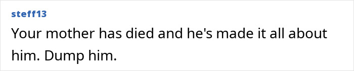 Hubby Makes MIL’s Death About Himself, Gets Fixated On Wife’s Ex Showing Up To The Funeral Hubby Makes MIL’s Death About Himself, Gets Fixated On Wife’s Ex Showing Up To The Funeral
