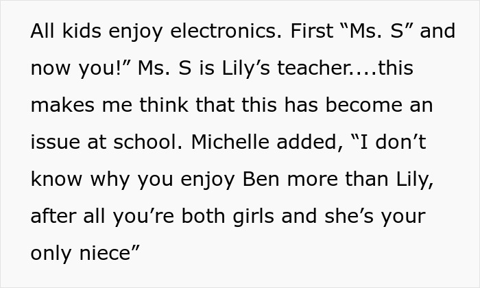 Woman’s Told She Prefers Nephew Over Difficult Niece, Learns She’s Not The Problem Actually Woman’s Told She Prefers Nephew Over Difficult Niece, Learns She’s Not The Problem Actually