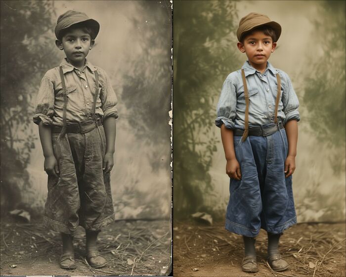 Colorization Artist Restores Color On Vintage Black-And-White Photographs (24 Pics) Colorization Artist Restores Color On Vintage Black-And-White Photographs (24 Pics)