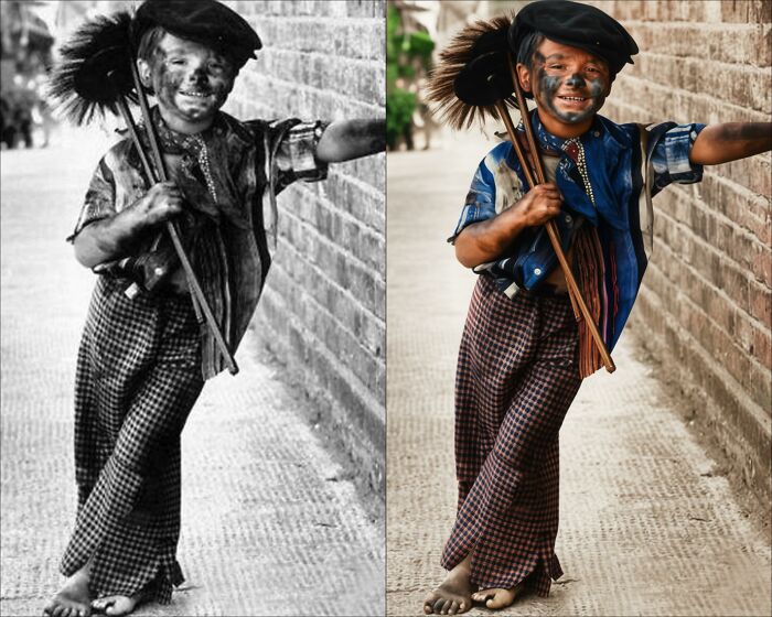 Colorization Artist Restores Color On Vintage Black-And-White Photographs (24 Pics) Colorization Artist Restores Color On Vintage Black-And-White Photographs (24 Pics)