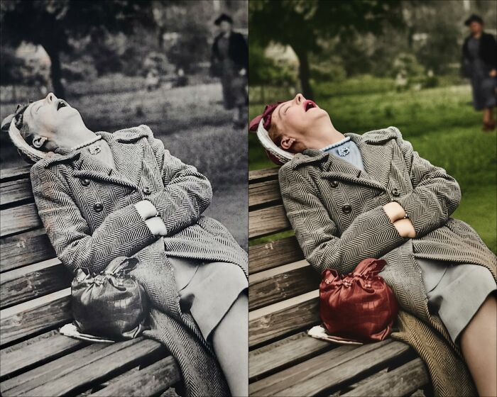 Colorization Artist Restores Color On Vintage Black-And-White Photographs (24 Pics) Colorization Artist Restores Color On Vintage Black-And-White Photographs (24 Pics)