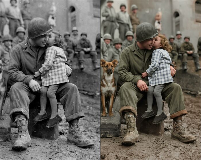 Colorization Artist Restores Color On Vintage Black-And-White Photographs (24 Pics) Colorization Artist Restores Color On Vintage Black-And-White Photographs (24 Pics)