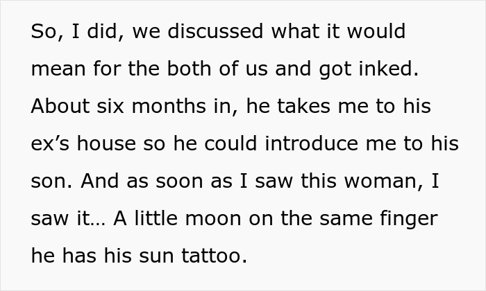 Man’s Romantic Gesture Backfires When Girlfriend Realizes Her Tattoo Is A Carbon Copy Of His Ex’s Man’s Romantic Gesture Backfires When Girlfriend Realizes Her Tattoo Is A Carbon Copy Of His Ex’s