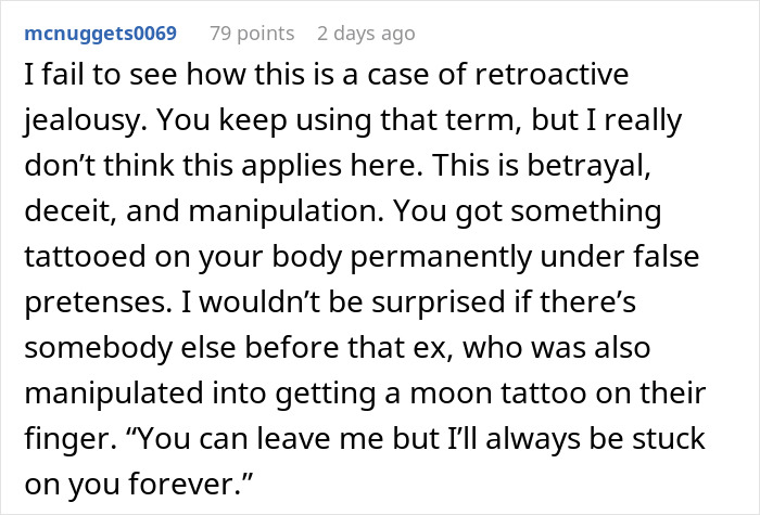 Man’s Romantic Gesture Backfires When Girlfriend Realizes Her Tattoo Is A Carbon Copy Of His Ex’s Man’s Romantic Gesture Backfires When Girlfriend Realizes Her Tattoo Is A Carbon Copy Of His Ex’s