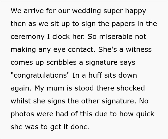 Bride Wants To Cut MIL Out Of Their Lives After She Selfishly Ruins Wedding Day Bride Wants To Cut MIL Out Of Their Lives After She Selfishly Ruins Wedding Day