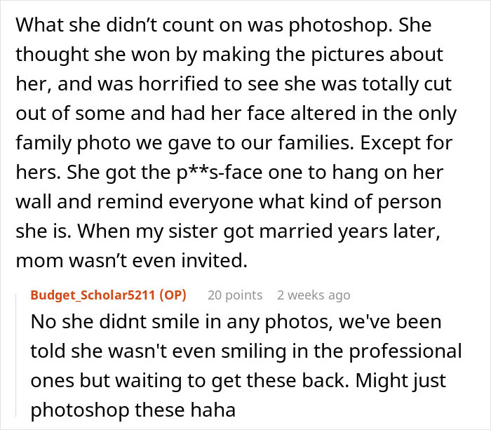 Bride Wants To Cut MIL Out Of Their Lives After She Selfishly Ruins Wedding Day Bride Wants To Cut MIL Out Of Their Lives After She Selfishly Ruins Wedding Day