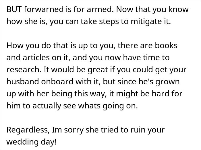 Bride Wants To Cut MIL Out Of Their Lives After She Selfishly Ruins Wedding Day Bride Wants To Cut MIL Out Of Their Lives After She Selfishly Ruins Wedding Day