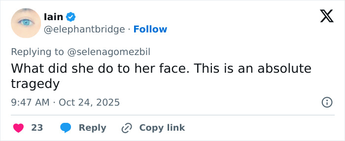 “Absolute Tragedy”: Fans Question Selena Gomez’s New ‘Voldemort’ Look Amid Botox Rumors “Absolute Tragedy”: Fans Question Selena Gomez’s New ‘Voldemort’ Look Amid Botox Rumors