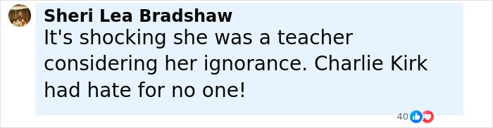 ‘Teacher Of The Year’ Finalist Who Lost Career Over Charlie Kirk Remarks Is Out For Revenge ‘Teacher Of The Year’ Finalist Who Lost Career Over Charlie Kirk Remarks Is Out For Revenge