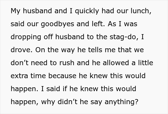 Woman Tells Husband She’s Done Attending In-Law Dinners After Being Left Without Food One Too Many Times Woman Tells Husband She’s Done Attending In-Law Dinners After Being Left Without Food One Too Many Times
