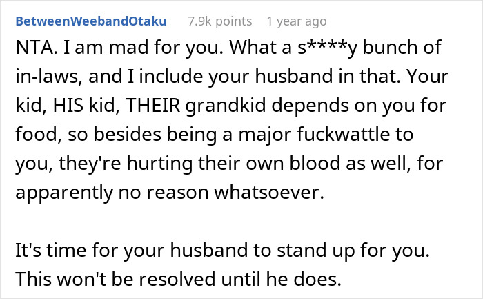 Woman Tells Husband She’s Done Attending In-Law Dinners After Being Left Without Food One Too Many Times Woman Tells Husband She’s Done Attending In-Law Dinners After Being Left Without Food One Too Many Times