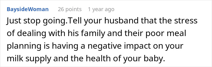 Woman Tells Husband She’s Done Attending In-Law Dinners After Being Left Without Food One Too Many Times Woman Tells Husband She’s Done Attending In-Law Dinners After Being Left Without Food One Too Many Times