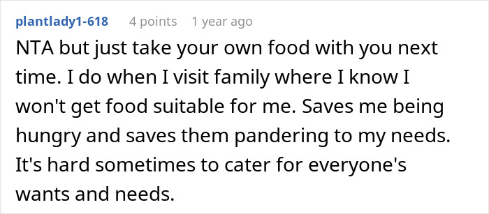 Woman Tells Husband She’s Done Attending In-Law Dinners After Being Left Without Food One Too Many Times Woman Tells Husband She’s Done Attending In-Law Dinners After Being Left Without Food One Too Many Times