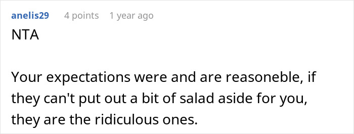 Woman Tells Husband She’s Done Attending In-Law Dinners After Being Left Without Food One Too Many Times Woman Tells Husband She’s Done Attending In-Law Dinners After Being Left Without Food One Too Many Times