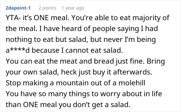 Woman Tells Husband She’s Done Attending In-Law Dinners After Being Left Without Food One Too Many Times Woman Tells Husband She’s Done Attending In-Law Dinners After Being Left Without Food One Too Many Times