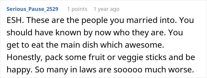 Woman Tells Husband She’s Done Attending In-Law Dinners After Being Left Without Food One Too Many Times Woman Tells Husband She’s Done Attending In-Law Dinners After Being Left Without Food One Too Many Times
