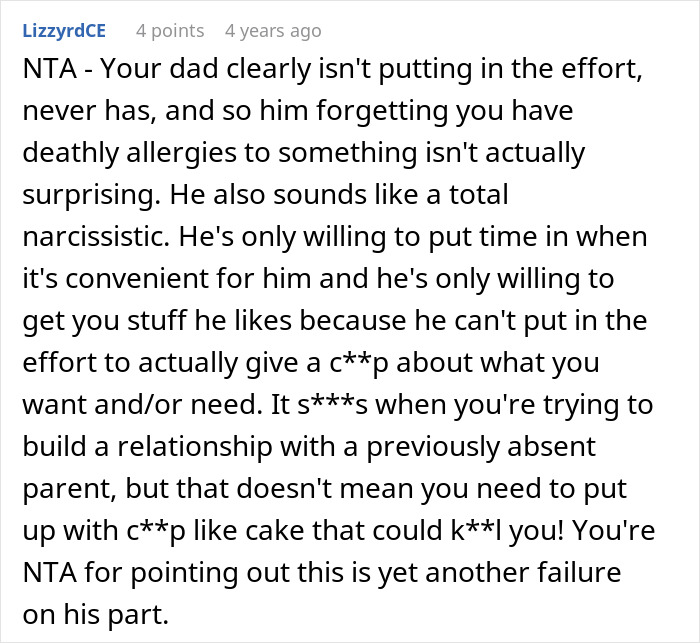 Teen Tells Dad “Would’ve Remembered If You Cared” After Cake Fail Teen Tells Dad “Would’ve Remembered If You Cared” After Cake Fail