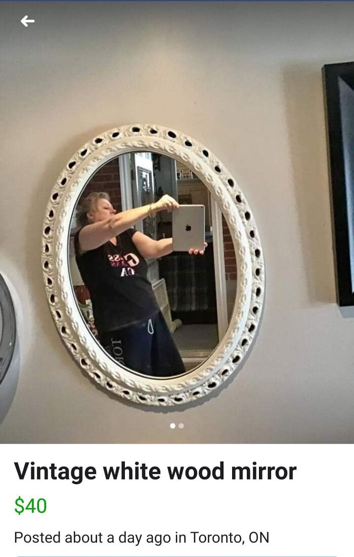 82 Hilarious Times People Tried To Sell A Mirror, But It Was Really The Reflection That Sold It (New Pics) 82 Hilarious Times People Tried To Sell A Mirror, But It Was Really The Reflection That Sold It (New Pics)