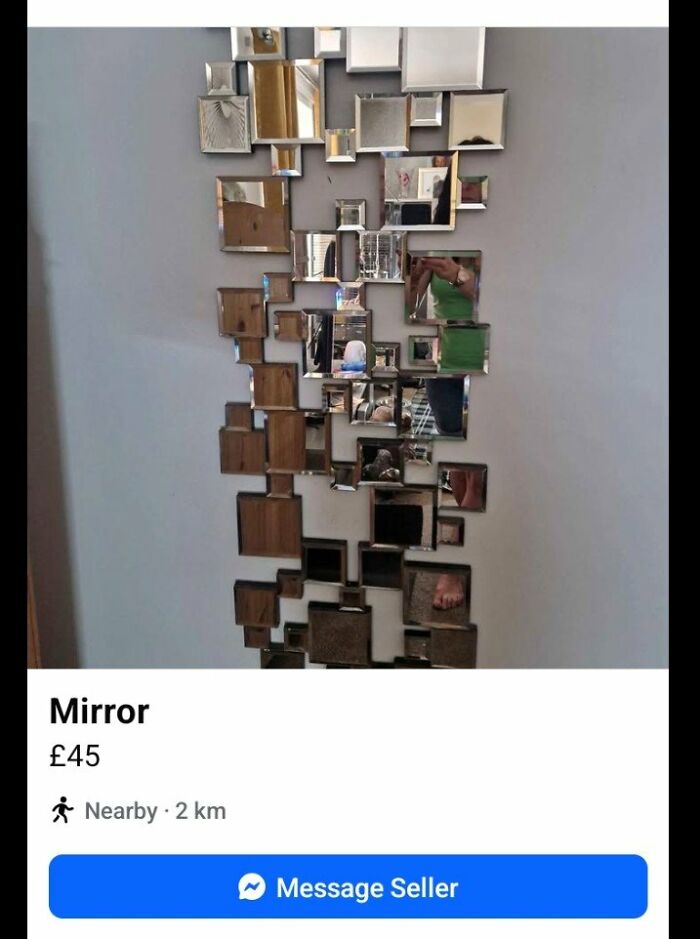 82 Hilarious Times People Tried To Sell A Mirror, But It Was Really The Reflection That Sold It (New Pics) 82 Hilarious Times People Tried To Sell A Mirror, But It Was Really The Reflection That Sold It (New Pics)