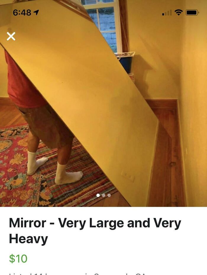 82 Hilarious Times People Tried To Sell A Mirror, But It Was Really The Reflection That Sold It (New Pics) 82 Hilarious Times People Tried To Sell A Mirror, But It Was Really The Reflection That Sold It (New Pics)