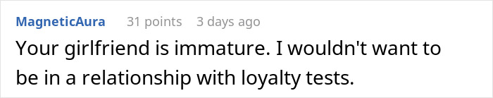 “I Thought People Only Did This Stuff In Movies”: Man Rethinks Relationship After Girlfriend’s Loyalty Test “I Thought People Only Did This Stuff In Movies”: Man Rethinks Relationship After Girlfriend’s Loyalty Test