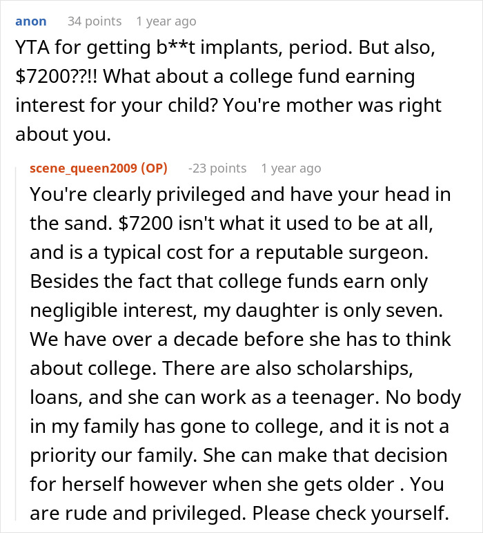 Single Mom Expects Support After Spending Thousands On Plastic Surgery, Gets A Brutal Reality Check Instead Single Mom Expects Support After Spending Thousands On Plastic Surgery, Gets A Brutal Reality Check Instead