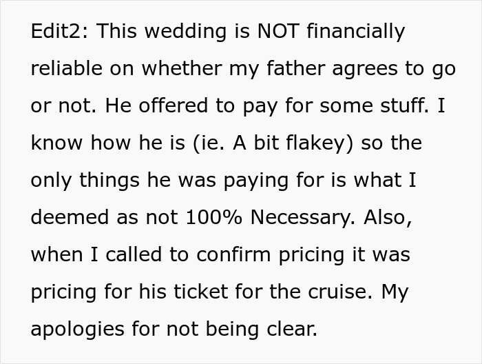 “He’s A Little Much”: Bride’s Father Refuses To Attend Wedding Because It’s Not On ‘American Soil’ “He’s A Little Much”: Bride’s Father Refuses To Attend Wedding Because It’s Not On ‘American Soil’