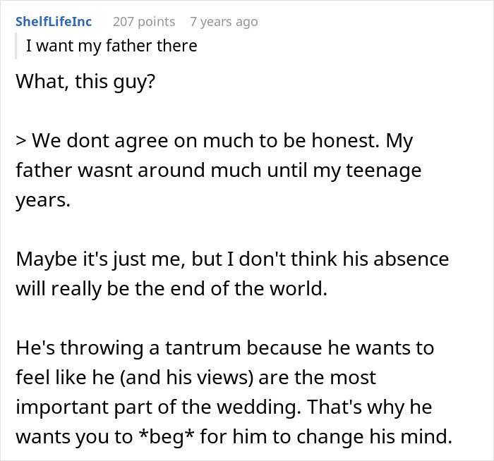 “He’s A Little Much”: Bride’s Father Refuses To Attend Wedding Because It’s Not On ‘American Soil’ “He’s A Little Much”: Bride’s Father Refuses To Attend Wedding Because It’s Not On ‘American Soil’