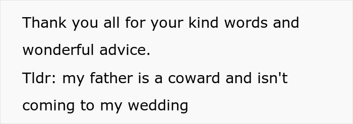 “He’s A Little Much”: Bride’s Father Refuses To Attend Wedding Because It’s Not On ‘American Soil’ “He’s A Little Much”: Bride’s Father Refuses To Attend Wedding Because It’s Not On ‘American Soil’
