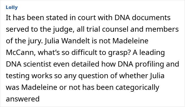 Woman Who Believed She Was Madeleine McCann Reveals Clues That Convinced Her In Court Testimony Woman Who Believed She Was Madeleine McCann Reveals Clues That Convinced Her In Court Testimony