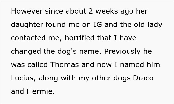 Woman Adopts Dog, Horrified After Being Harassed By Previous Owners For Name, Food And Vet Change Woman Adopts Dog, Horrified After Being Harassed By Previous Owners For Name, Food And Vet Change