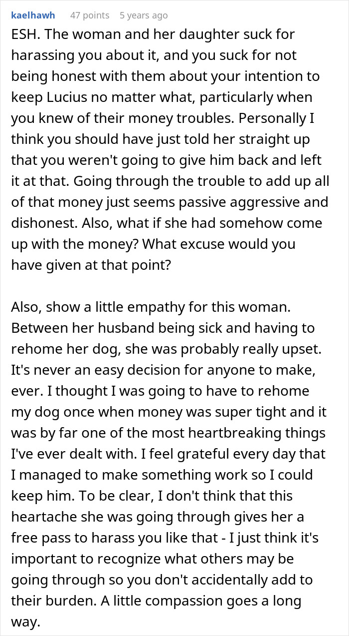 Woman Adopts Dog, Horrified After Being Harassed By Previous Owners For Name, Food And Vet Change Woman Adopts Dog, Horrified After Being Harassed By Previous Owners For Name, Food And Vet Change
