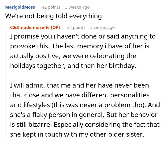 Person Baffled As Sis Pretends They Don’t Exist For A Decade, Parents Keep Gaslighting Them About It Person Baffled As Sis Pretends They Don’t Exist For A Decade, Parents Keep Gaslighting Them About It