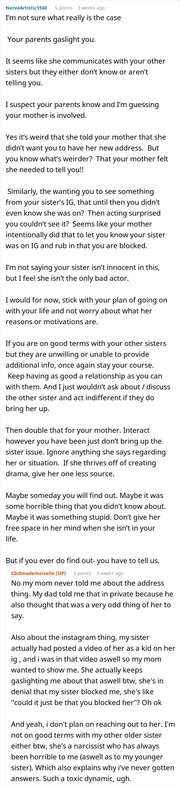 Person Baffled As Sis Pretends They Don’t Exist For A Decade, Parents Keep Gaslighting Them About It Person Baffled As Sis Pretends They Don’t Exist For A Decade, Parents Keep Gaslighting Them About It