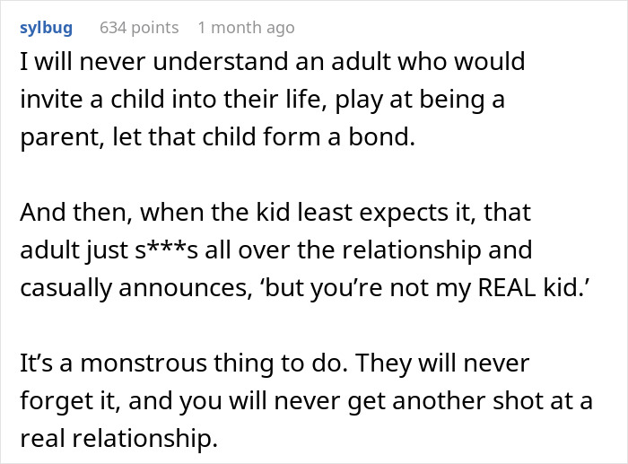 “Am I The [Jerk] For Telling My Stepkids That My Kids Will Get My Stuff?”