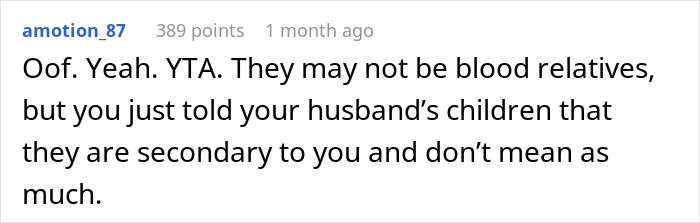 “Am I The [Jerk] For Telling My Stepkids That My Kids Will Get My Stuff?”