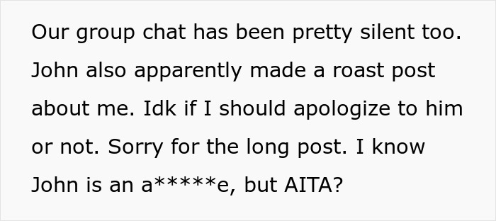 Friend Group Turns On Man After He Finally Stands Up To Their Pretentious “Artist” Friend Friend Group Turns On Man After He Finally Stands Up To Their Pretentious “Artist” Friend