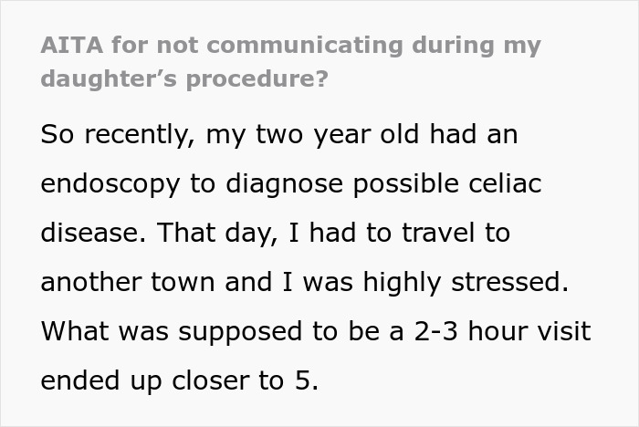 Mom Of Two Baffled After Her Mom’s Extreme Reaction To A Lack Of Updates Over A Few Hours Mom Of Two Baffled After Her Mom’s Extreme Reaction To A Lack Of Updates Over A Few Hours