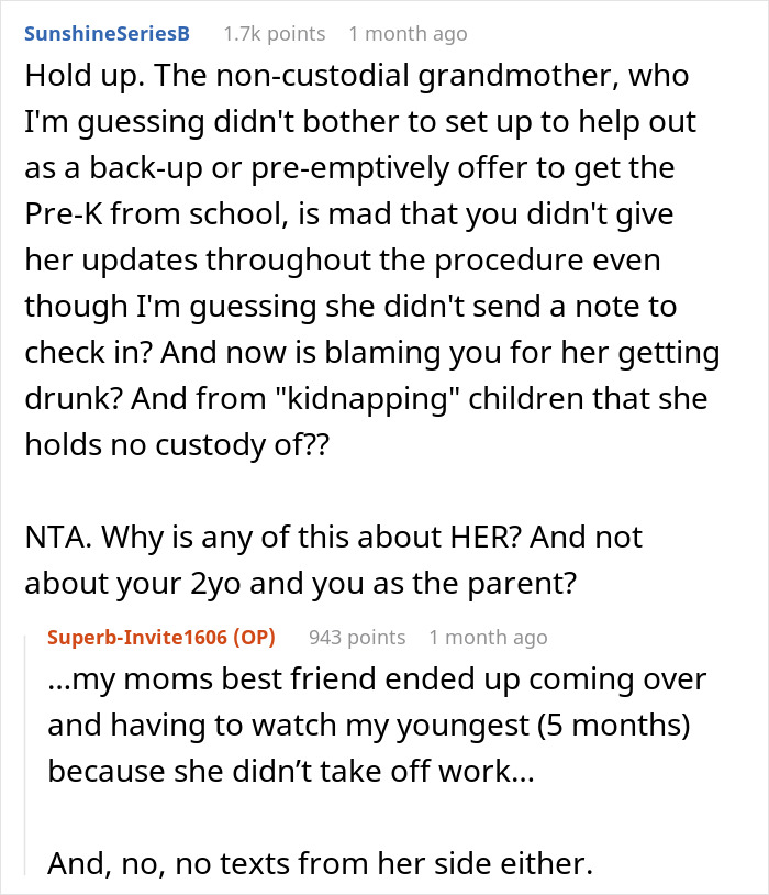 Mom Of Two Baffled After Her Mom’s Extreme Reaction To A Lack Of Updates Over A Few Hours Mom Of Two Baffled After Her Mom’s Extreme Reaction To A Lack Of Updates Over A Few Hours